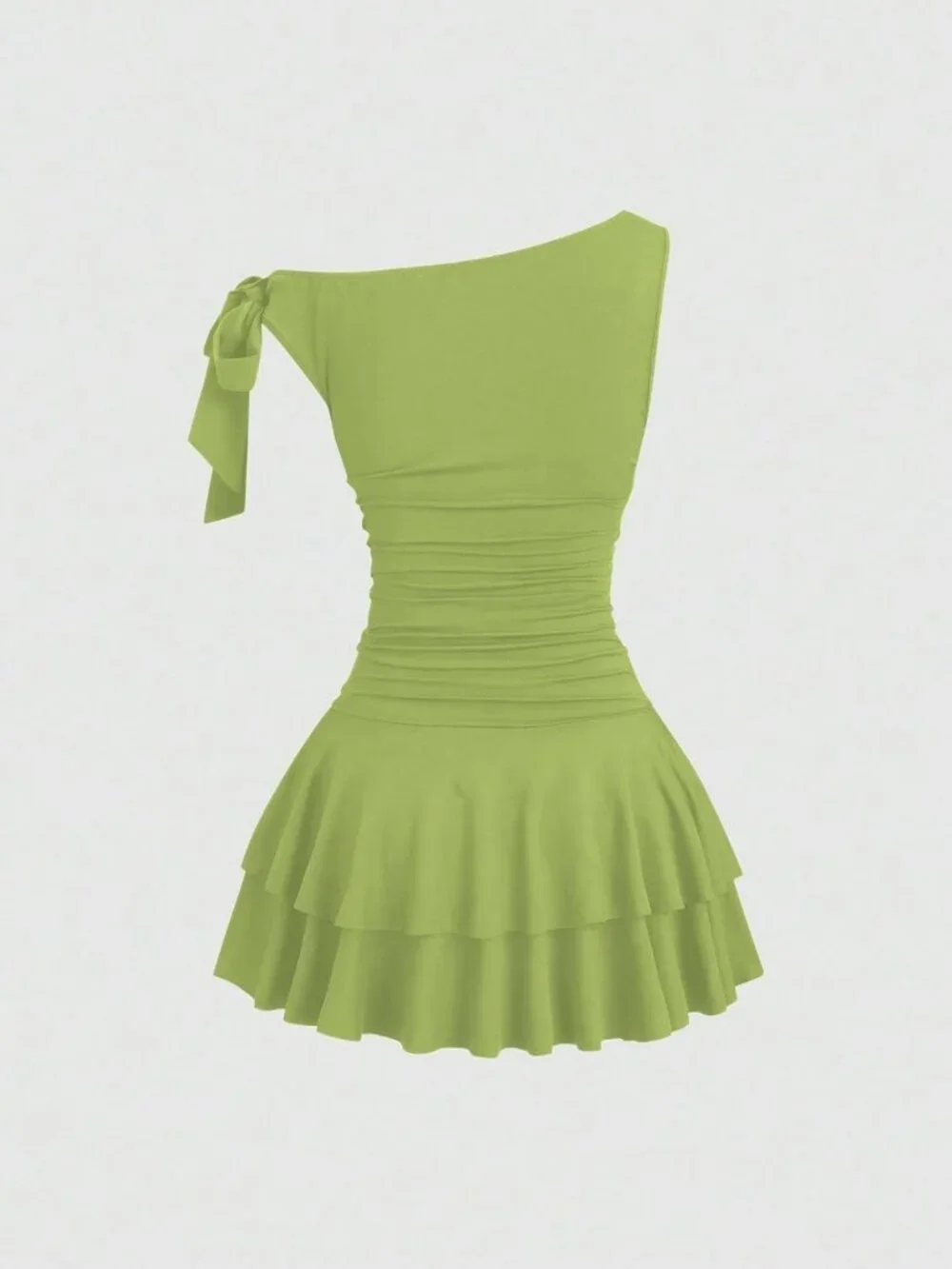 Floral Off-The-Shoulder Mini Dress with Layered Hem - Perfect for Summer Events